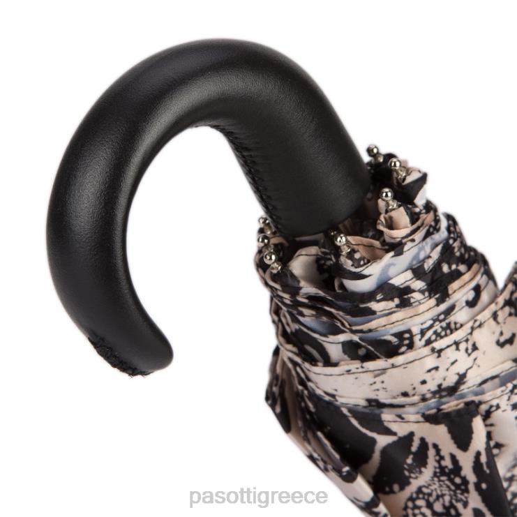 ομπρέλα | PASOTTI 257 50998-44 p - μαύρη και μπεζ πτυσσόμενη ομπρέλα 2N6B8597 γυναίκες